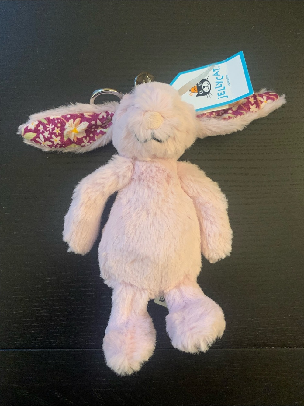 JellyCat ThistlePop Blossom Bunny Bag Charm